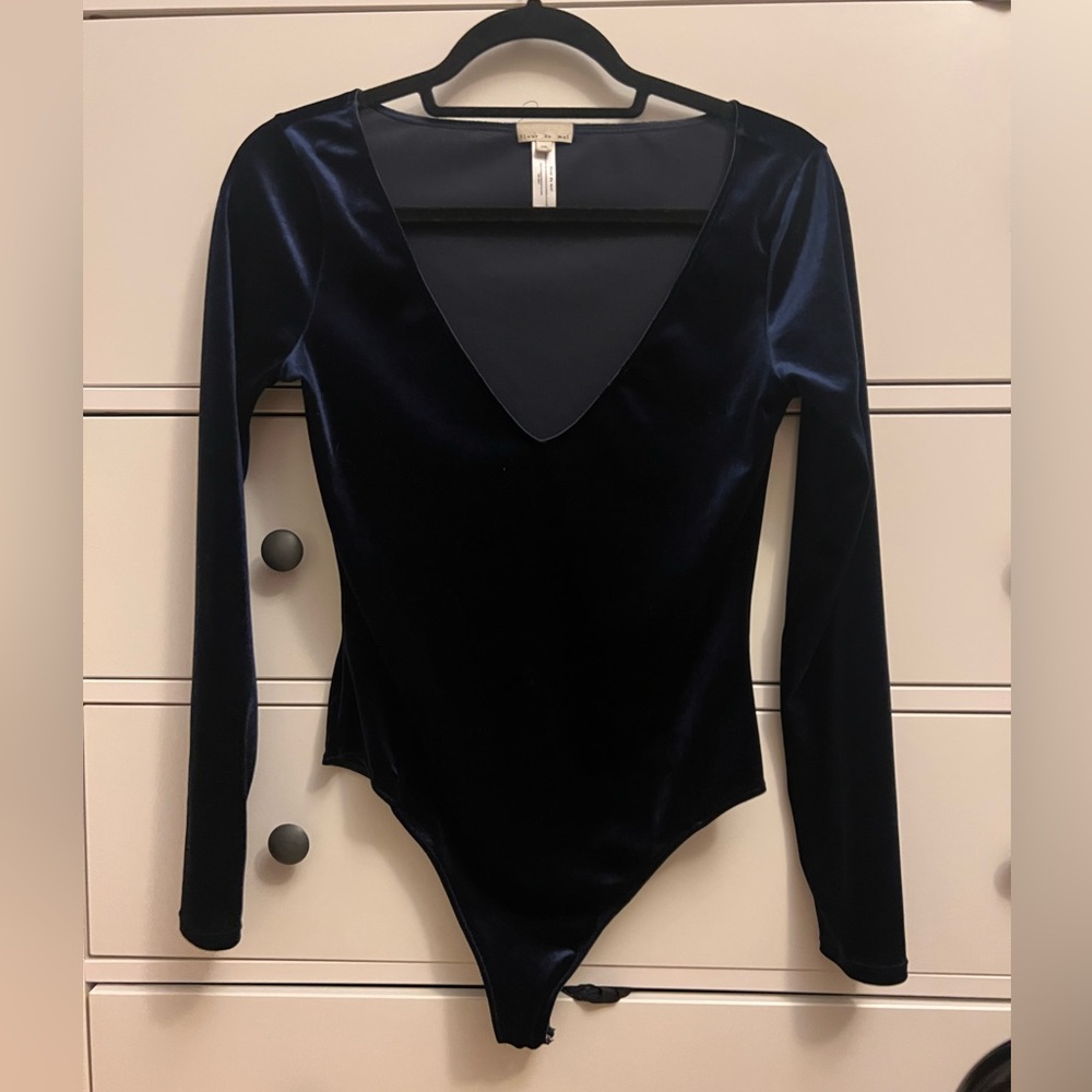 Fleur du mal velvet bodysuit